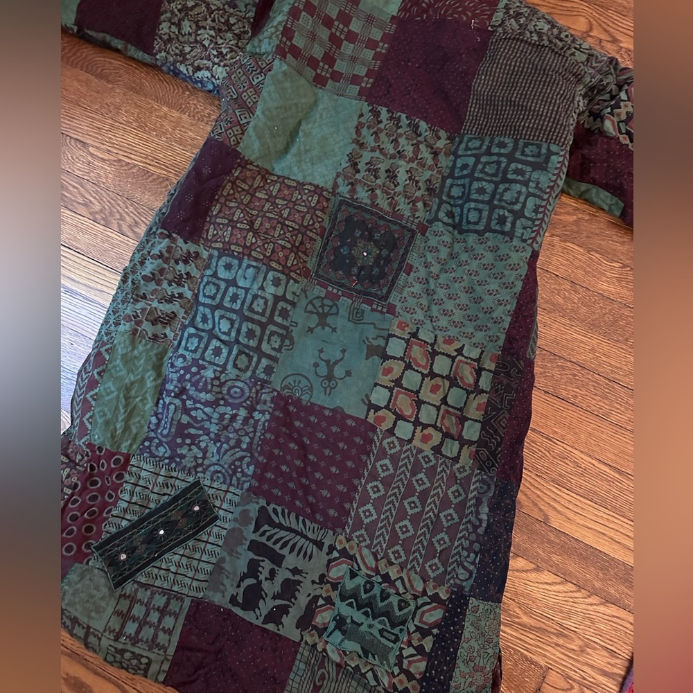 Vintage Large Patchwork Jacket - image 2